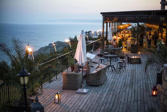 Sea View & Infinity Pool Apartments In Kaliakria Resort Balchik Exterior foto